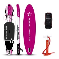 SEACOASTAR SEAKING CARBON-SET (325x80x15) Double-Layer SUP Paddelboard pink