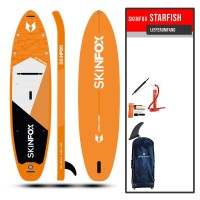SKINFOX STARFISH CARBON-SET (335x78x15)  4-TECH L-CORE SUP Paddelboard orange